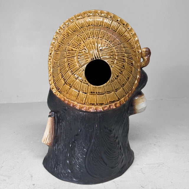Large Japanese Ceramic Tanuki, 1960s For Sale - Image 11 of 13
