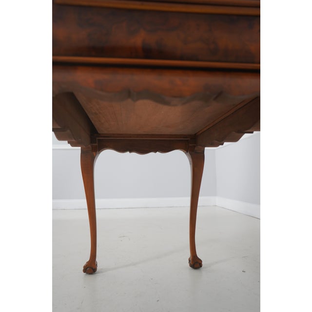 Italian Chippendale Style Olivewood Tea Table For Sale - Image 18 of 18