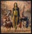 The Goddess Animalia presents a striking figure of a woman adorned in nature-inspired attire, confidently walking amidst a...