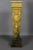 Goldenrod Antique Earthenware Pedestal, 1890s For Sale - Image 8 of 8
