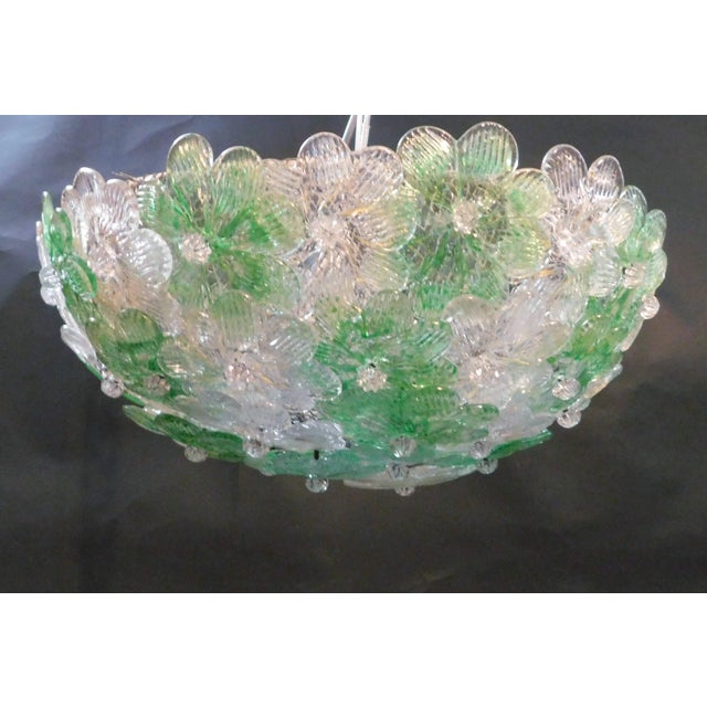 Italian 1960s Murano Millefiori Flush Mount by Barovier E Toso For Sale - Image 3 of 7