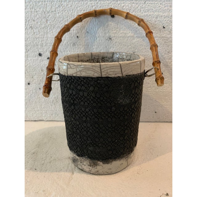 Glazed Ceramic Plant Pot For Sale - Image 4 of 7