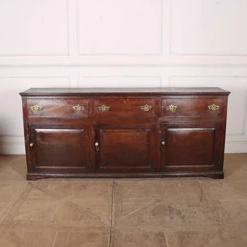 English Oak Dresser Base For Sale - Image 13 of 13