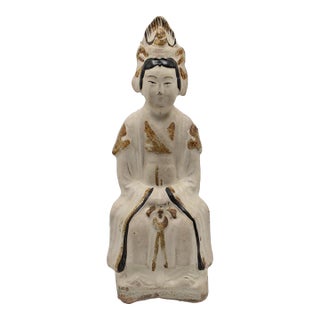 Antique Chinese Stoneware Figure For Sale