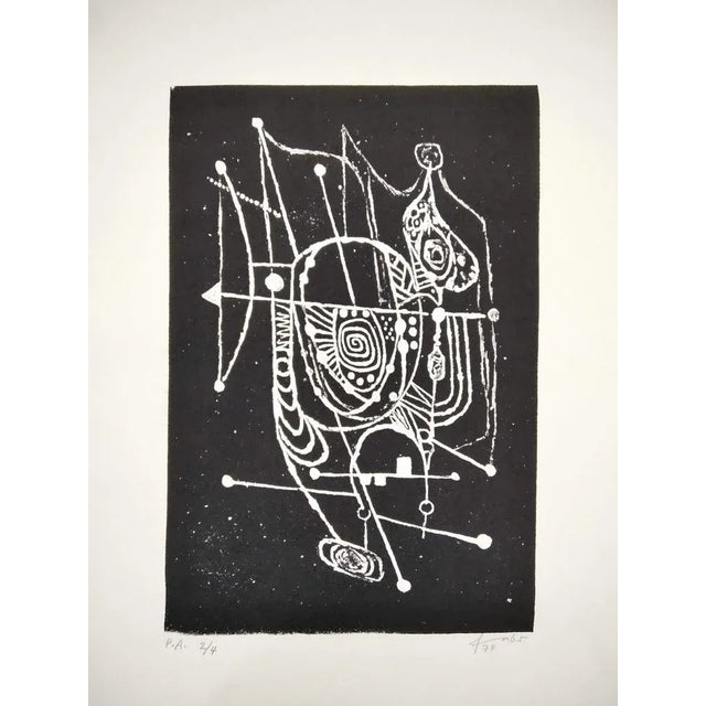 Black Will Faber, Untitled, 1974, Lithograph on Paper For Sale - Image 8 of 8