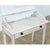 English 19th Century White Marble Top Vanity with New Paint For Sale - Image 14 of 16