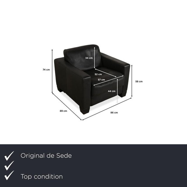 with this armchair, you bring a piece of first-class Swiss craftsmanship from de Sede into your home. The manufacturer is...