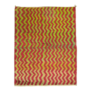 Vintage Turkish Tulu Chevron Rug