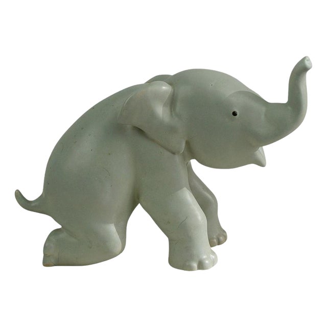 Mid-Century Austrian Ceramic Elephant from Wienerberger, 1950s For Sale