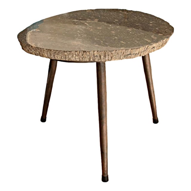 Brown Marble Coffee Table from Forzini For Sale