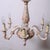 Ceramic 6-Arm Chandelier with Floral Decorations, 1960s For Sale - Image 13 of 18