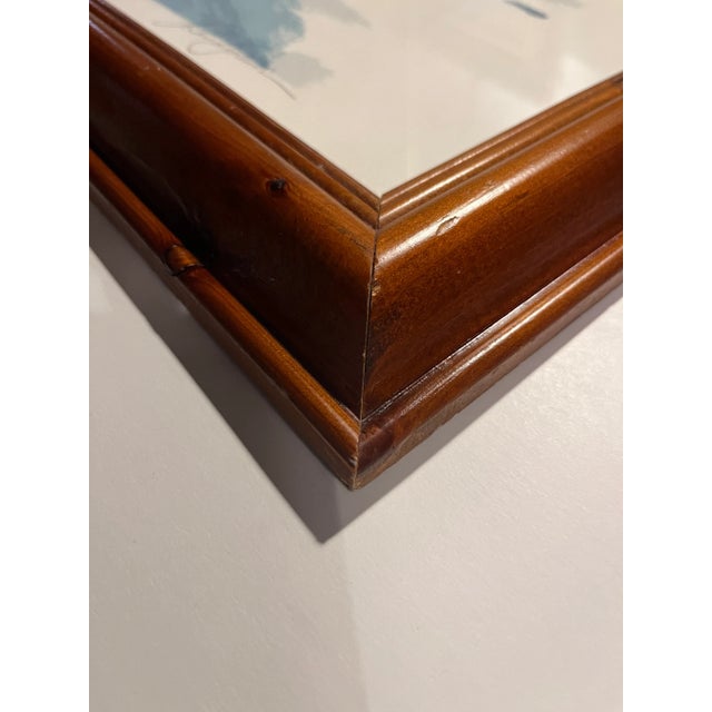 1980s Vintage Michael Schofield the Old Truck Limited Edition Serigraph Framed Signed For Sale - Image 4 of 5