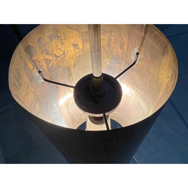 Brown Mid-Century Modern Brass Tube Pendant Lamp, 1960s For Sale - Image 8 of 18
