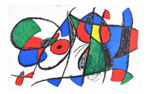 Composition VIII - Original Lithograph by Joan Mirò - 1974 1974