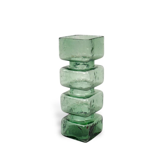 Helena Tynell 1960s Helena Tynell "Pala" Glass Vases by Helena Tynell for Riihimaen Lasi- Set of Five For Sale - Image 4 of 9