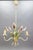 Hollywood Regency Hollywood Regency Pastel Color Callas Lily Flower Bouquet Metal Chandelier, 1970s For Sale - Image 3 of 18