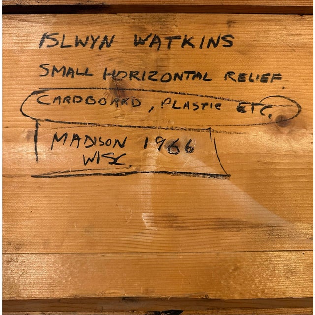 Mid-Century Modern 1960s Vintage Mixed Media Assemblage For Sale - Image 3 of 4