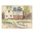 1940s Grace Spongberg Barn in Landscape Drawing For Sale