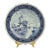 Vintage Boch Belgium Delft Windmill Scene Wall Hanging 12” Charger Plate For Sale