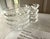 Glass Vintage Mid-Century Modern Molded Glass Ashtray/Coaster Combo Set Atomic Starburst Multi Use - Set of 4 For Sale - Image 7 of 8