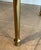 Brass side table with 2 glass shelves French work, Maison Jansen Circa 1940 For Sale - Image 10 of 12