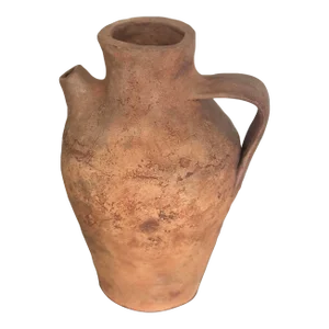 Vintage Primitive Clay Vessel Jug