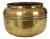 Large French Brass Repoussé Planter Pot For Sale