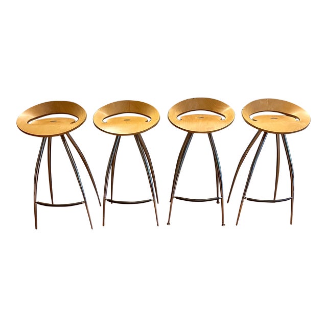 Counter Bar Stools Magis Lyra Italy Vintage For Sale