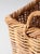 Brown Vintage Woven Storage Basket For Sale - Image 8 of 11