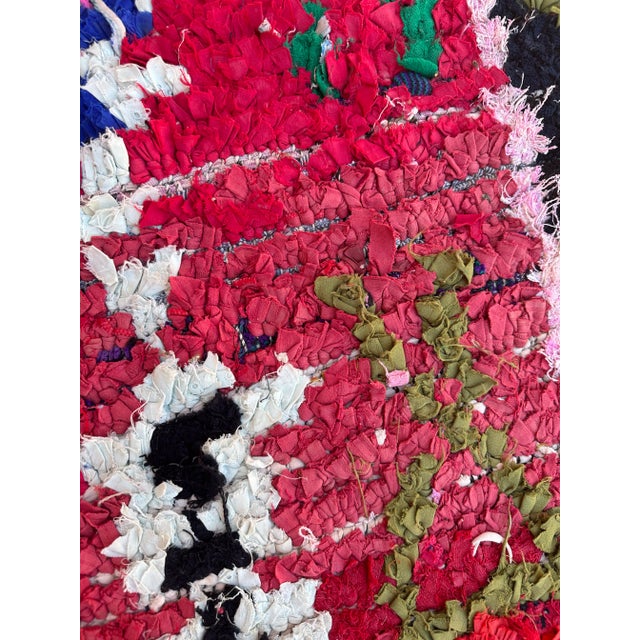 1980s Moroccan Colorful Vintage Rug - 2'11" X 6'10" Ft For Sale In Cleveland - Image 6 of 9