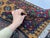 Terracotta Brown Turkmen Wool Runner Rug, Tribal Geometric Gul Design For Sale - Image 9 of 13