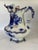 Antique Made in England Flow Blue Large Scale Pitcher For Sale - Image 11 of 16