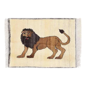 Pasargad Lion Shiraz Hand Knotted Wool Rug