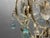 Crystal Beaded Light Pendant with Light Blue Murano Glass Tear Drops, 1960s For Sale - Image 9 of 13