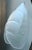 1940s 40's Frosted Glass Slip Shade or Shade for Sconce For Sale - Image 5 of 5