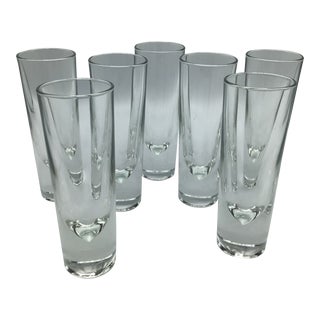 Carlo Moretti 1980s Italian Weighted Cocktail Glasses - Set of 7 For Sale