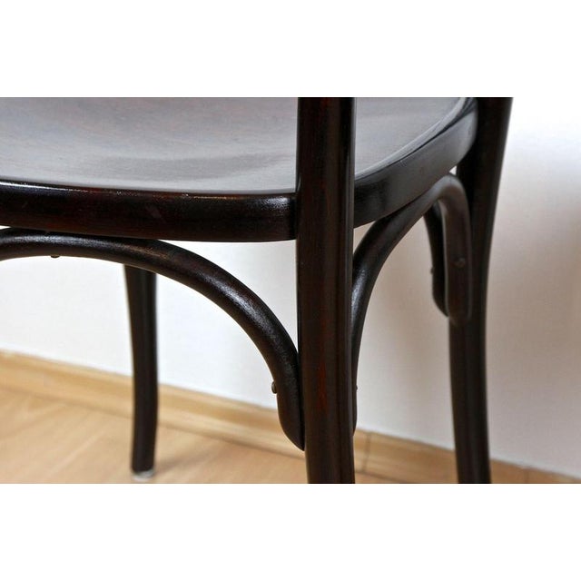Wood Art Nouveau Bentwood Chairs attributed to Kohn, Vienna, 1910s, Set of 2 For Sale - Image 7 of 14