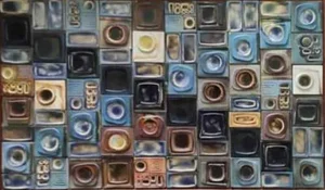 Tile Panel in Polychrome