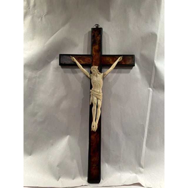 Wood 17th - 18th Century Flemish Crucifix For Sale - Image 7 of 11