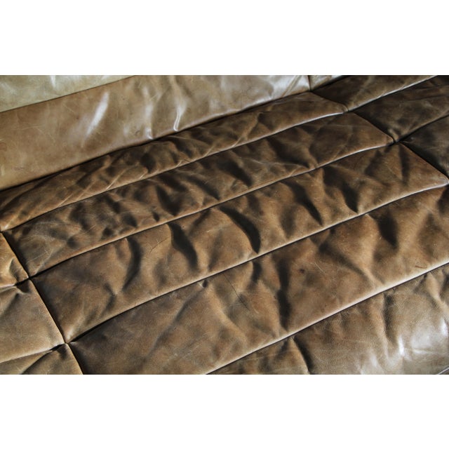 Timothy Oulton "Shabby" Sofa in Distressed Leather Chairish