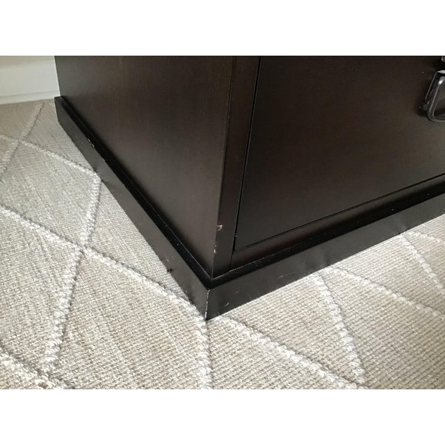 Pottery Barn Bedford Espresso Brown Rectangular Desk Chairish