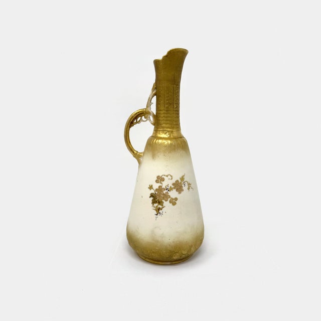 Antique Turn-Teplitz RStK Art Nouveau Bohemia Porcelain Ewer For Sale - Image 4 of 8