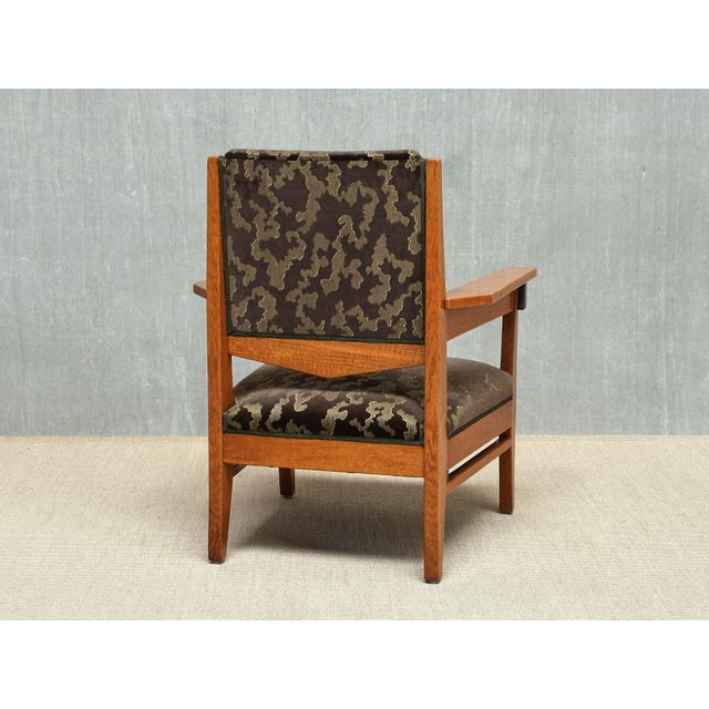 Art Deco Armchairs in Oak and Macassar from Anton Lucas, Netherlands, 1925, Set of 2 For Sale - Image 14 of 15