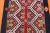 Textile 1980s Ethnic Design Cappadocia Hand Knotted Natural Wool Kilim Runner Rug For Sale - Image 7 of 12