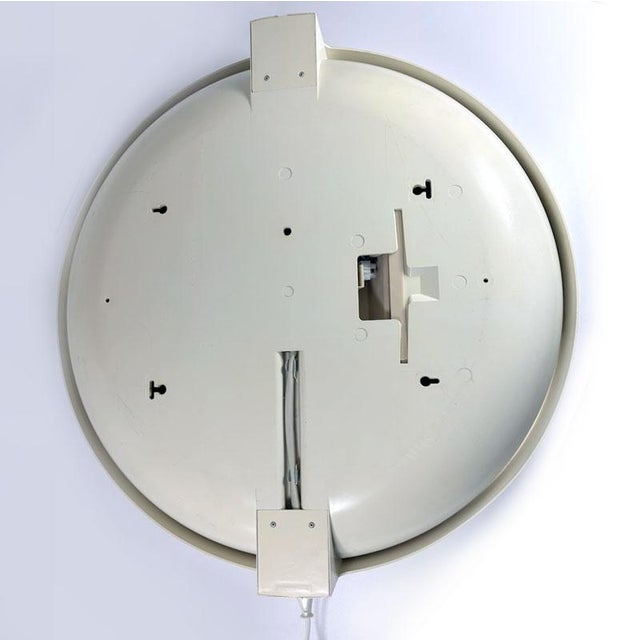 Glass Space Age Illuminated Mirror, 1970s For Sale - Image 7 of 9