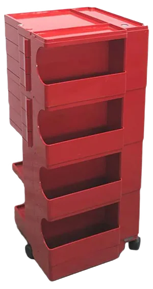 Vintage Large Boby Trolley by Joe Colombo for Bieffeplast, 1969