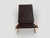Andrianna Shamaris Minimalist Folding Leather Chair For Sale In New York - Image 6 of 18