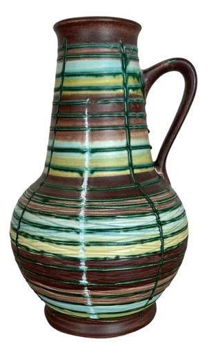 Fat Lava Pottery Vase by Bay Ceramics, Germany, 1970s