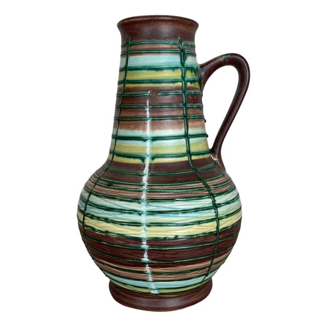 Fat Lava Pottery Vase from Bay Ceramics, Germany, 1970s For Sale