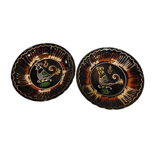 Moroccan Decorative Plates, 1967, Set of 2 For Sale